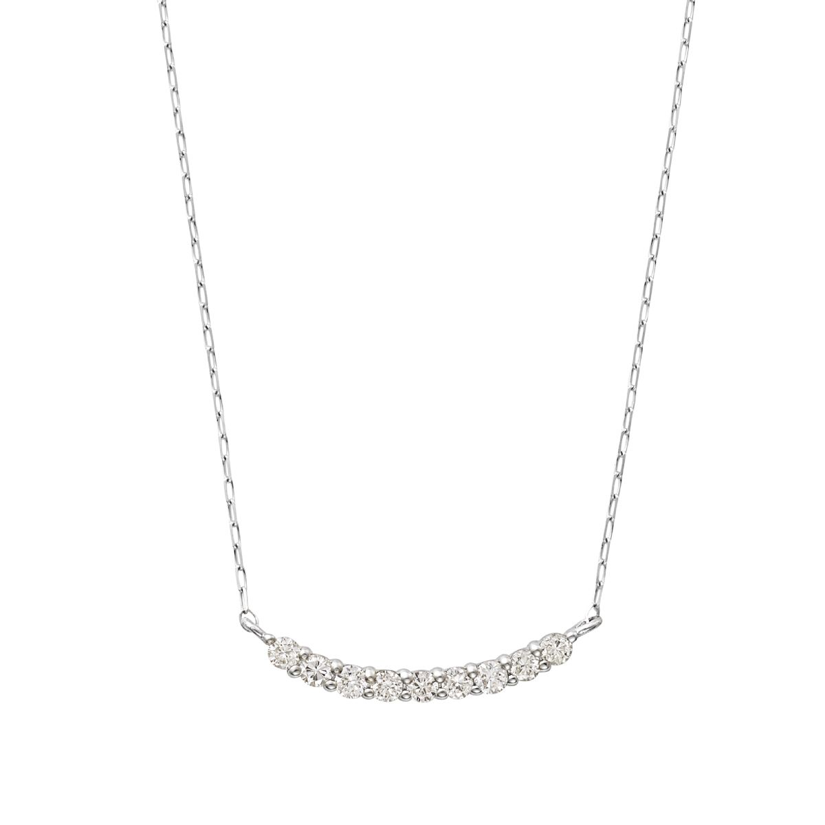 PT ダイヤモンドネックレス(0.10ct)