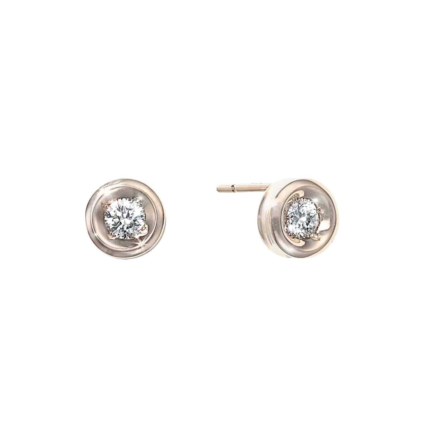 K18 EARTH GOLD ダイヤモンド ピアス