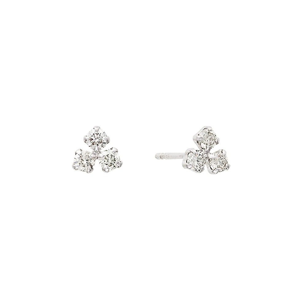 PT900 ダイヤモンド ピアス