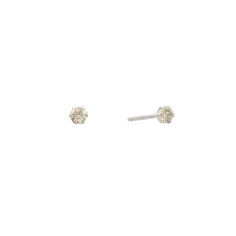 PT900 ダイヤモンド ピアス