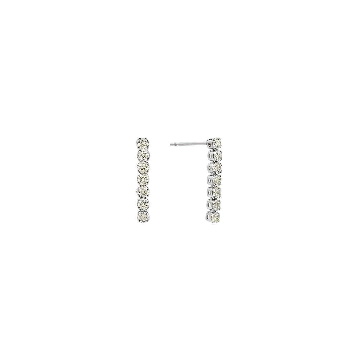 PT900 ダイヤモンド ピアス