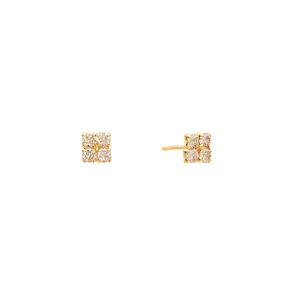 K18YG ダイヤモンドピアス