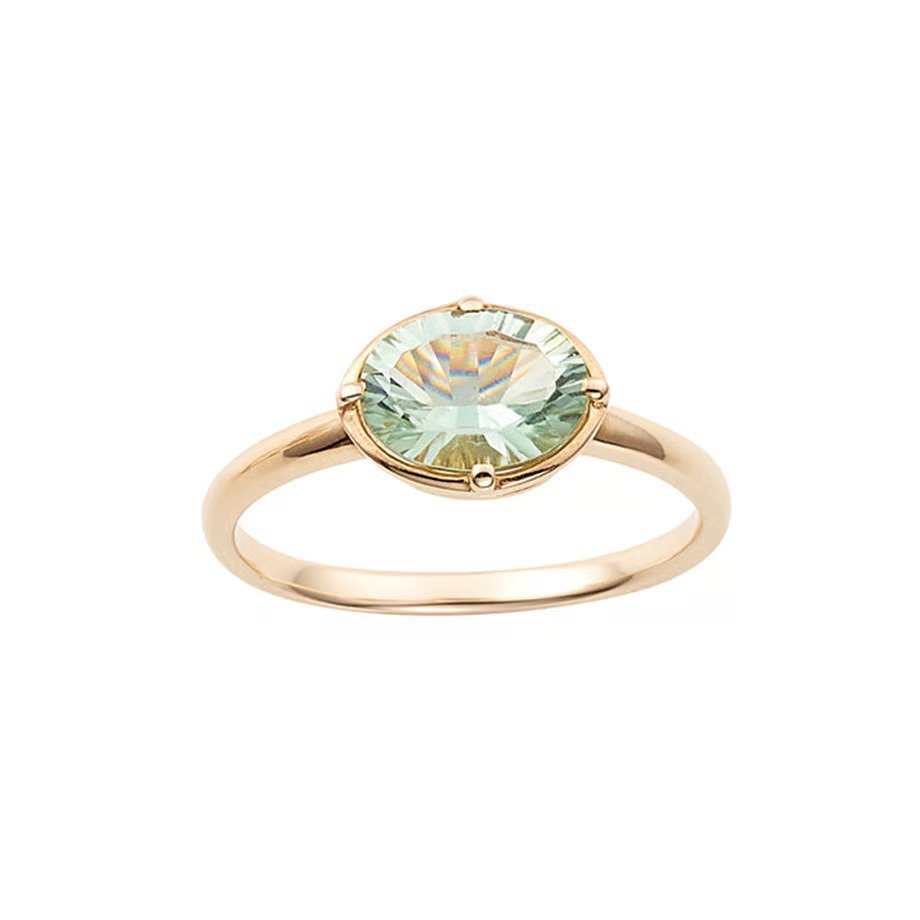 K10YG グリーンアメジスト リング