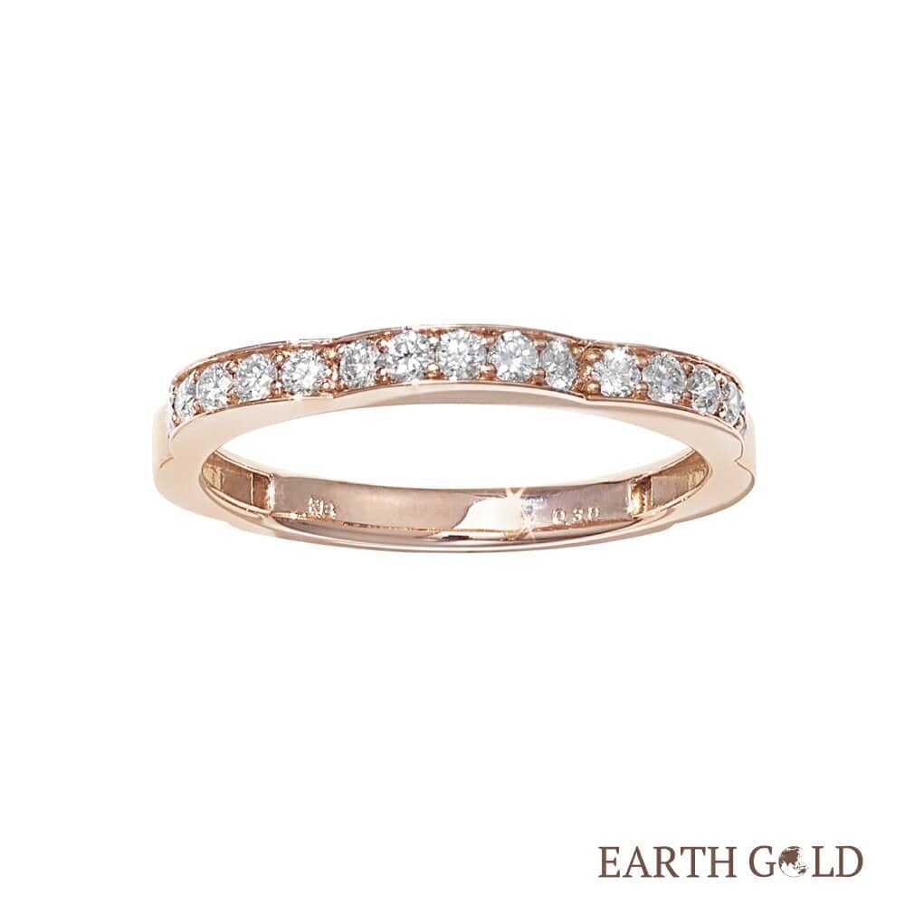 K18 EARTHGOLD ダイヤモンド リング