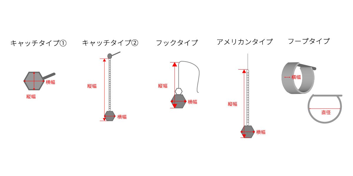 ピアス サイズイメージ